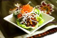 Asian Lettuce Cups with Ground Turkey & Green Apple
