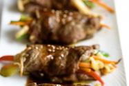 Pan Seared Steak Rolls