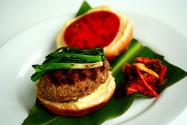 Asian Pork Burgers with Kimchi