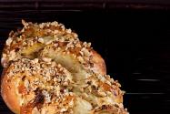 No-Knead Nutella and Roasted Hazelnut Challah