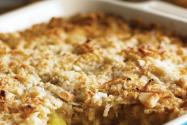 Pineapple, Kumquat and Ginger Crisp with Coconut Topping