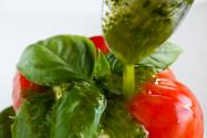Caprese Salad with Basil Vinaigrette