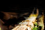 Grilled Whole Fish on Banana Leaf