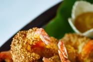 Sesame Shrimp with Honey Mustard Sauce
