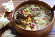 {photo} Smoky Clam and Corn Chowder