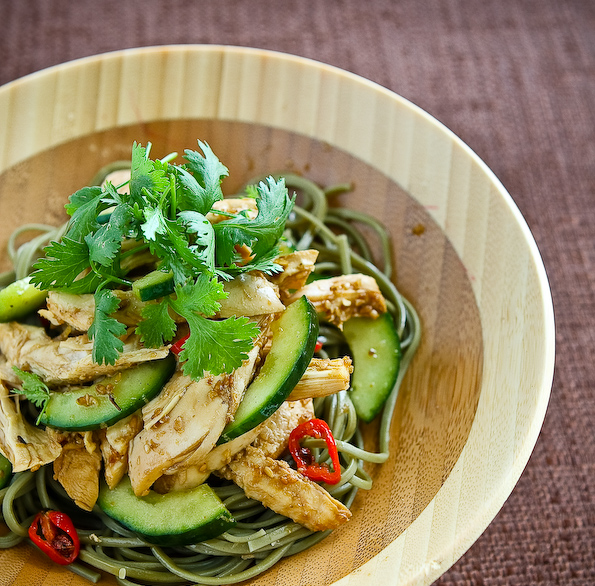 Asian Sesame Chicken Noodle Salad