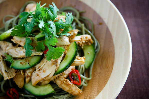 Asian Sesame Chicken Noodle Salad