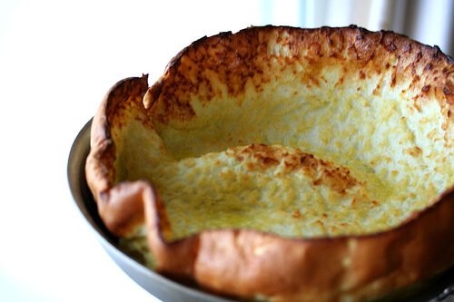 or a German Oven Pancake with really super-high sides: