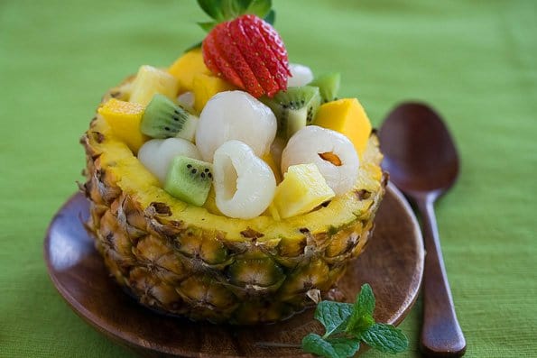 Fruit recipes and not pineapple