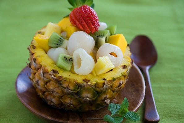 Pictures Of Fruit Salad. Asian Tropical Fruit Salad