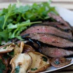 Honey Soy Skirt Steak with Shitake Mushrooms Recipe