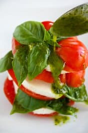 Caprese Salad Basil Vinaigrette