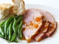easter ham mango glazed ginger recipe