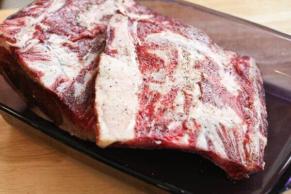 Prime Rib Recipe - Carve the meat off bone before roasting