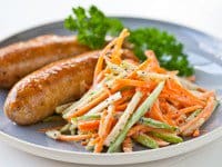 Chicken Sausage Apple Slaw Recipe- finished dish