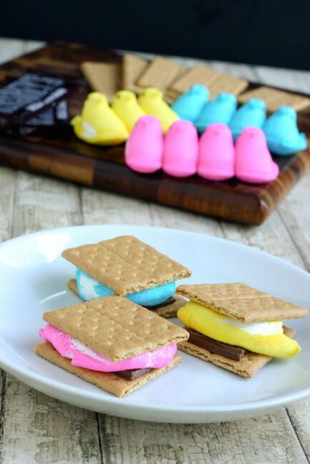 Easter Peep S'Mores