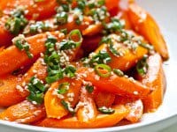 Roasted Carrots with Sesame Ponzu Vinaigrette Recipe