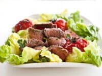 Grilled Steak and Tomato Salad with Rum Vinaigrette Recipe