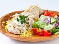 Halal Cart Style Turkey with Rice and White Sauce Recipe
