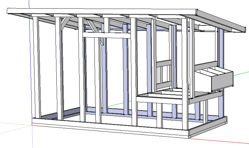 Lean to Chicken Co-op Plans