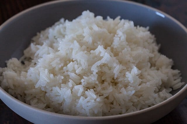 rice cooked