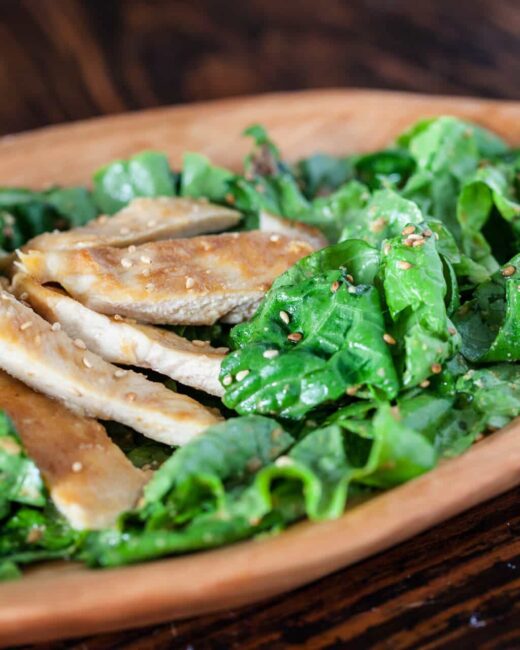 Chicken Salad with Sesame-Miso Dressing Recipe