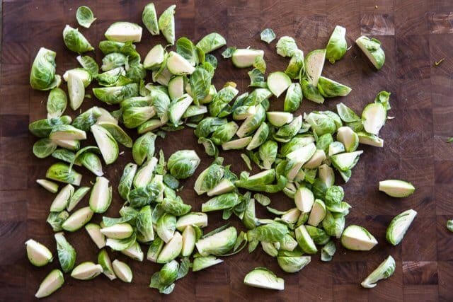 Roasted Brussels Sprouts Chinese Sausage Recipe