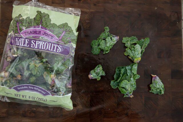 Roasted Kale Sprouts Kalette Garlic Recipe
