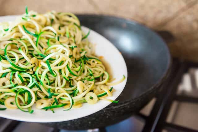 spiralized zucchini noodles japchae korean recipe-5068