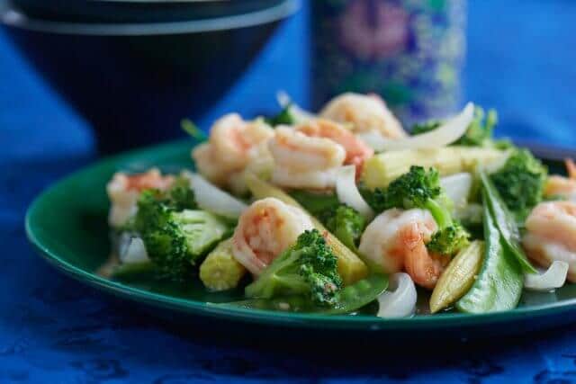 jade shrimp fragrant vegetables recipe-0338