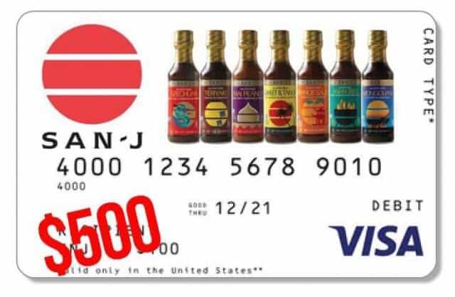 $500 Visa Card & San-J Giveaway