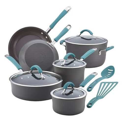 Rachael Ray Hard Anodized Cookware Set Review & Giveaway