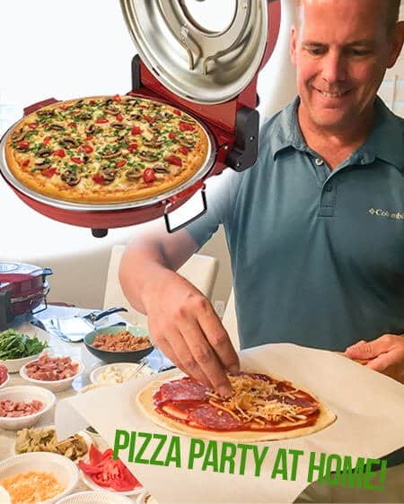 Kalorik Hot Stone Pizza Oven Review & Giveaway