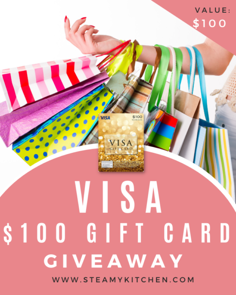 Visa Gift Card Giveaway Steamy Kitchen Recipes Giveaways