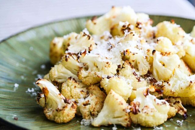 roasted cauliflower recipe with parmesan