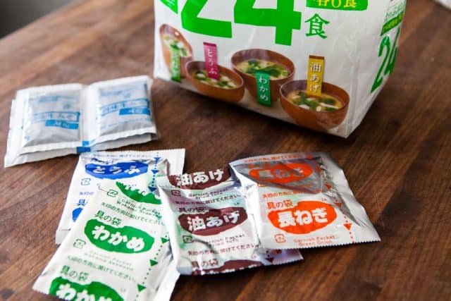 sachets for miso soup recipes