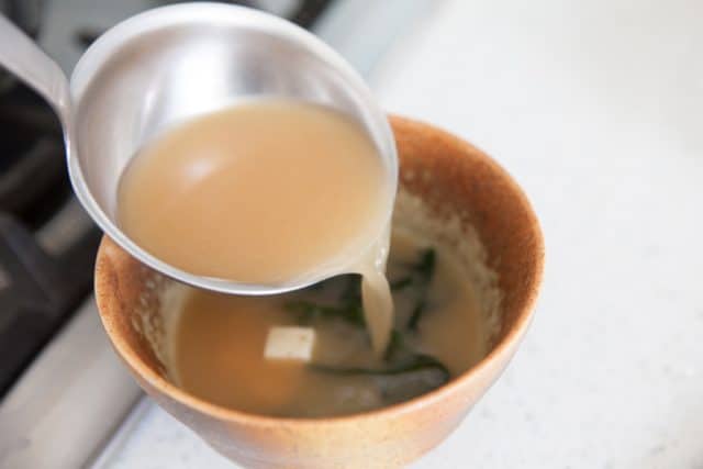 ladle of broth