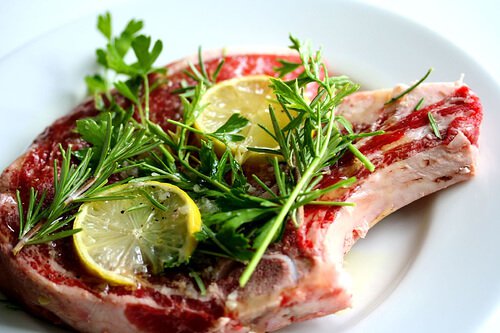 Grilled steak with garlic and rosemary recipe - marinate steak before grilling.