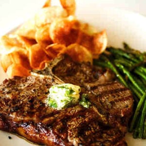 Grilled Steak Recipe with Garlic-Herb Butter