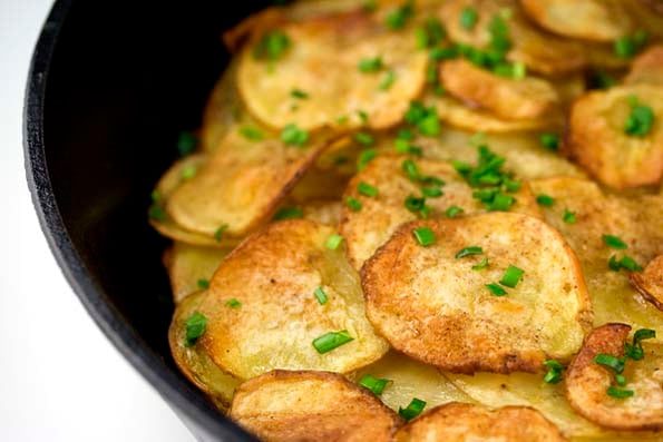 Potatoes Anna with Cinnamon and Coriander