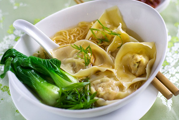 Wonton Noodle Soup Steamy Kitchen Recipes Giveaways