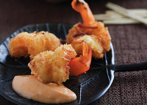 Coconut Shrimp with Sweet Chili Mayo Recipe