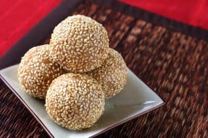 Sesame Balls for Chinese New Year