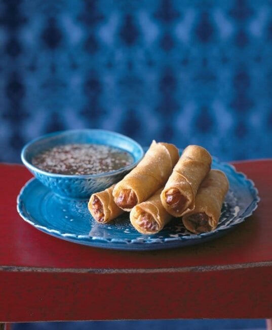 Red Lantern Crisp Parcels Cha Gio Or Spring Rolls Steamy