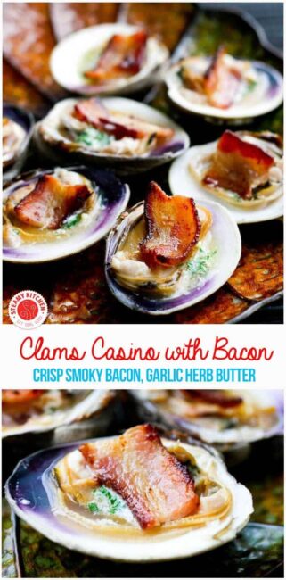 clams casino with bacon