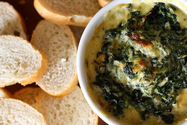 Warm Spinach Mascarpone Dip Recipe - final shot