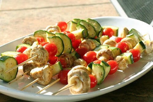 Moroccan Vegetable Skewers