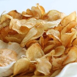 Light as air potato chips