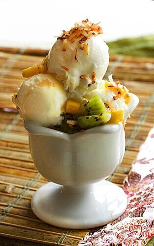 Coconut Frozen Yogurt