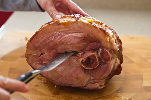 carving ham